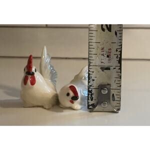 Vintage Hagen Renaker Rooster Hen Chicken Miniature Figurines